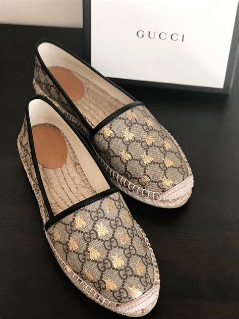 gucci bee espadrilles ebay|gucci espadrilles wedges.